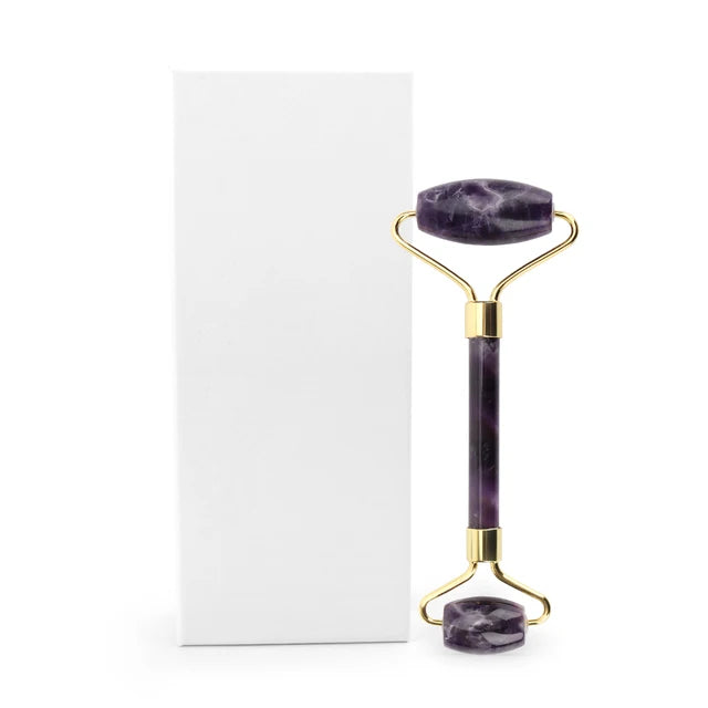 Violet Gua Sha Facial Massage Roller