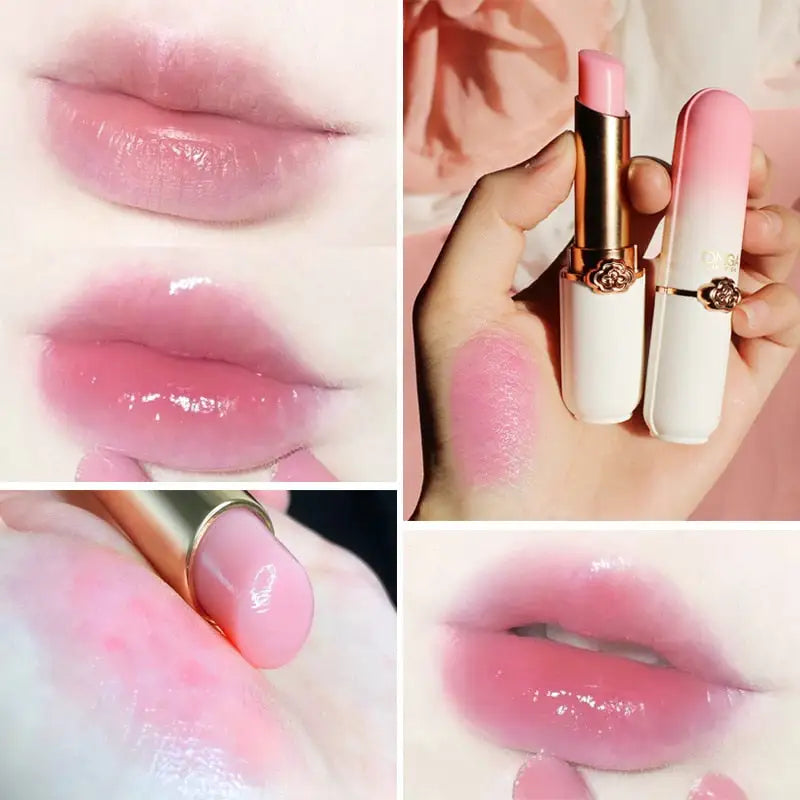 Peach Color Lip Balm Crystal