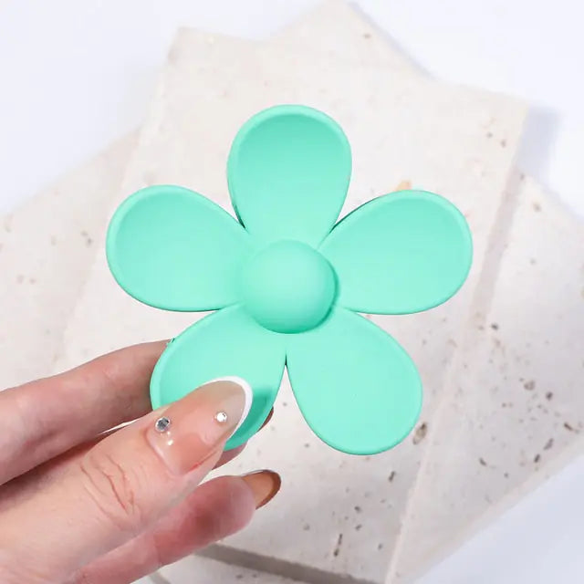 Flower Shape Hair Claw Clip