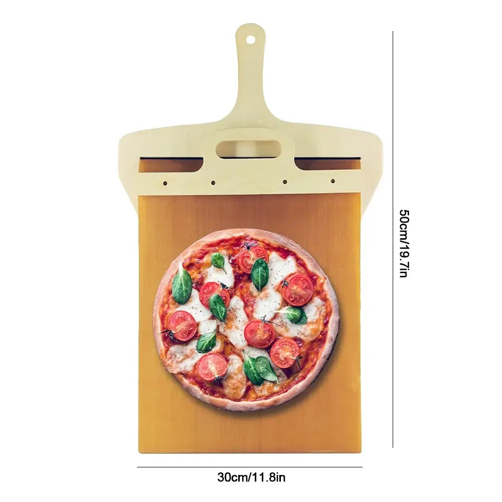 Wooden Pizza Spatula Paddle with Handle