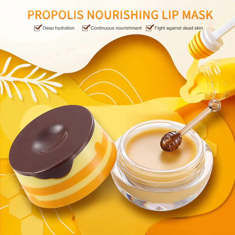 Honey Jar Lip Mask: Moisturizing Propolis Formula