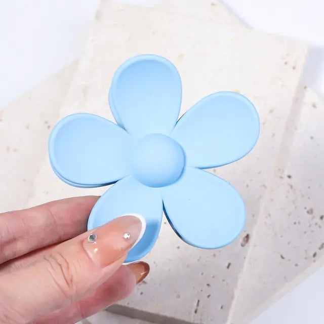 Flower Shape Hair Claw Clip