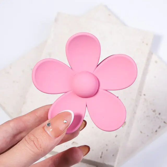 Flower Shape Hair Claw Clip